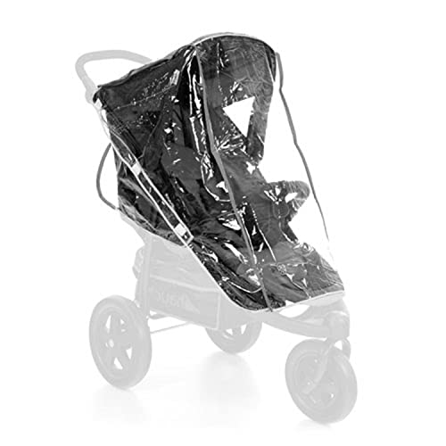 Hauck, Protector de lluvia universal para carritos de 3 ruedas, shopper y sillas de paseo, resistente al agua y duraderos, color transparente