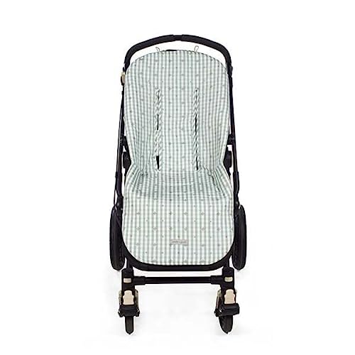 Pasito a Pasito. Funda silla Yummi de uso universal. Cubre silla de paseo de cochecito o bugaboo. Cubierta protectora suave y anti-sudoración. Color Verde.