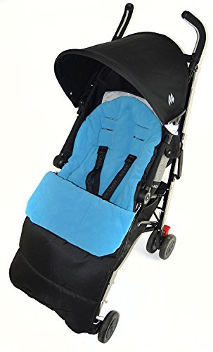 Saco/Cosy Toes Compatible con Bebecar Spot carrito de bebé, color azul