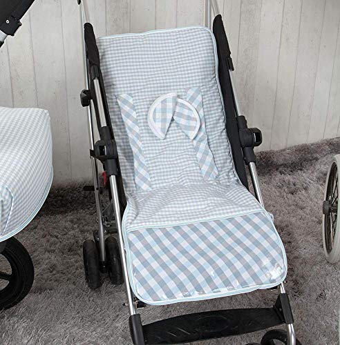 Babyline Summer - Colchoneta ligera para silla de paseo, color azul