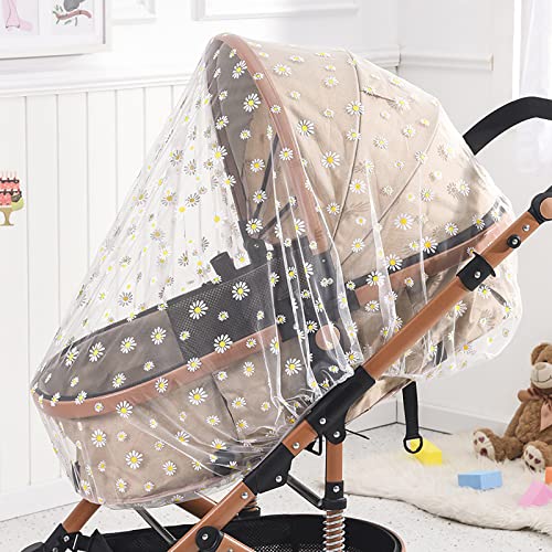 Mosquitera para cochecito de bebé, parasoles de red universal para cochecito de bebé, material de malla para cochecito