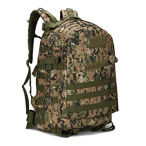 QIANJINGCQ bolsa de viaje para acampar al aire libre versión mejorada bolsa 3D fan del ejército bolsa de montañismo mochila táctica
