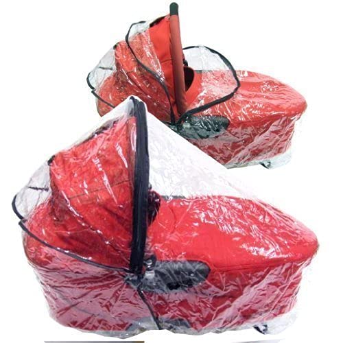 Protector de lluvia con cremallera para cochecito City Mini Single de la marca Baby Jogger transparente Carrycot