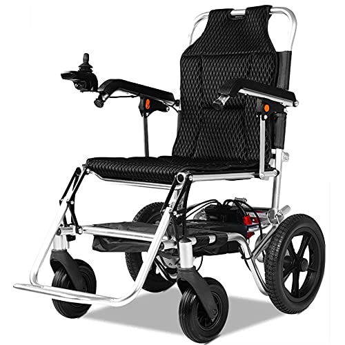 Silla de ruedas eléctrica plegable portátil para adultos discapacitados rehabilitación movilidad asistida silla de ruedas adecuada para paseos familiares al aire libre
